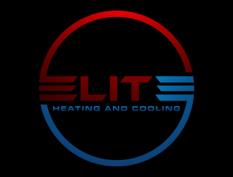 Elite heating and cooling logo design by dewipadi