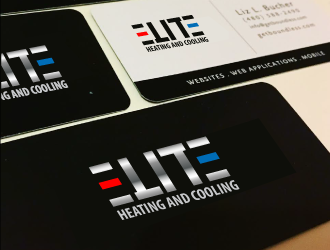 Elite heating and cooling logo design by Muhammad_Abbas