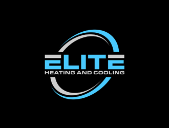 Elite heating and cooling logo design by johana