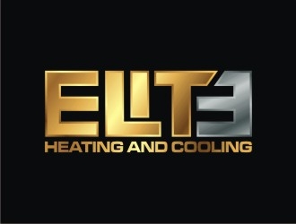 Elite heating and cooling logo design by agil