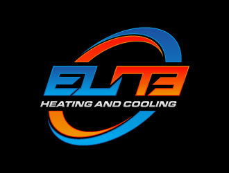 Elite heating and cooling logo design by torresace