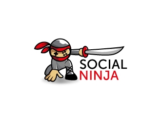 Social Ninja logo design by MUSANG