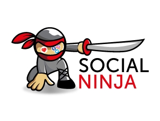 Social Ninja logo design by MUSANG