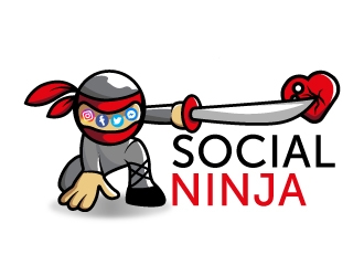 Social Ninja logo design by MUSANG
