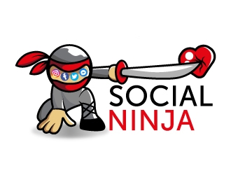 Social Ninja logo design by MUSANG