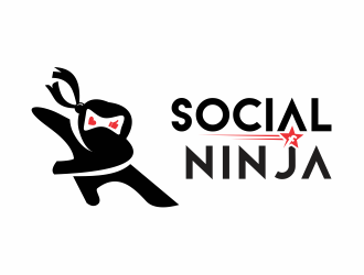 Social Ninja logo design by up2date