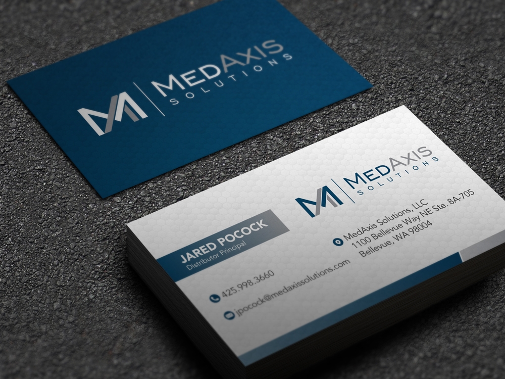 MedAxis Solutions logo design by KHAI