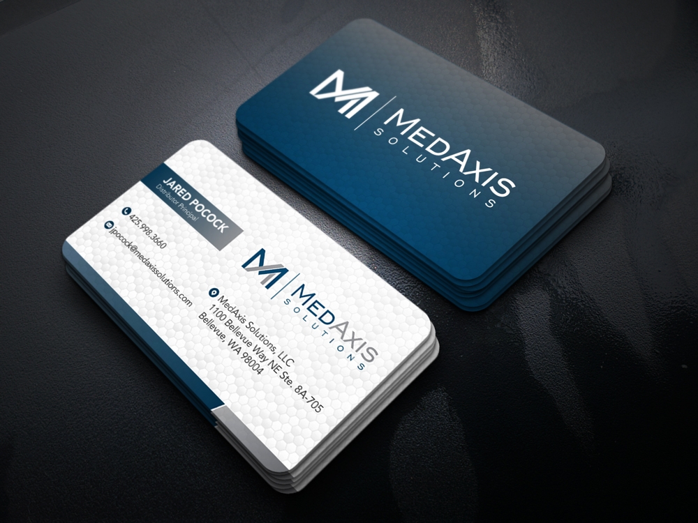 MedAxis Solutions logo design by KHAI