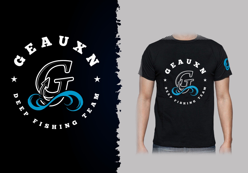 Geauxn Deep Fishing Team logo design by Coolwanz
