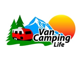 Van Camping Life logo design by LogOExperT