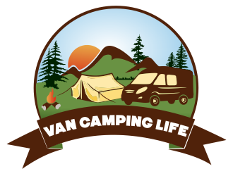 Van Camping Life logo design by aldesign