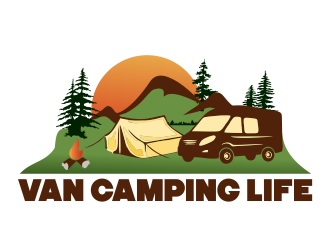 Van Camping Life logo design by aldesign