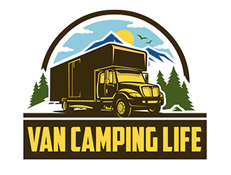 Van Camping Life logo design by Optimus
