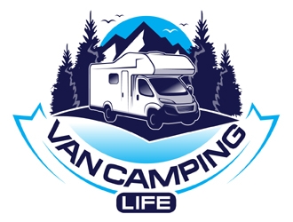 Van Camping Life logo design by MAXR