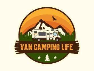 Van Camping Life logo design by AYATA