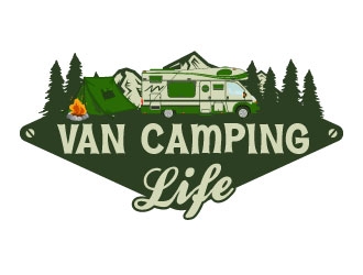 Van Camping Life logo design by AYATA
