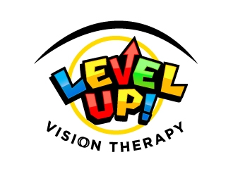 LEVEL UP! Vision Therapy logo design by Foxcody