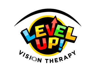 LEVEL UP! Vision Therapy logo design by Foxcody