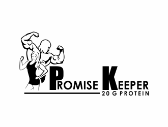 Promise Keeper protein cookie logo design by giphone