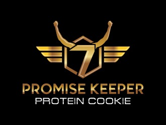 Promise Keeper protein cookie logo design by Suvendu