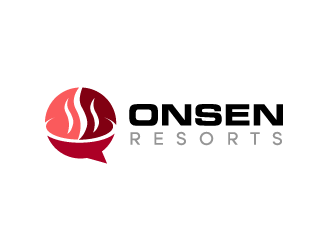 Onsen Resorts logo design by bluespix