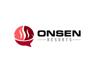 Onsen Resorts logo design by bluespix