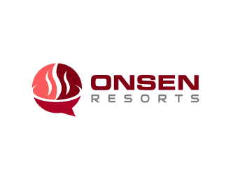 Onsen Resorts logo design by bluespix