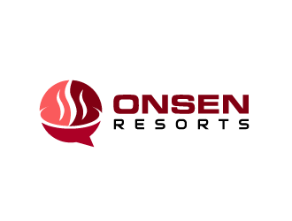 Onsen Resorts logo design by bluespix