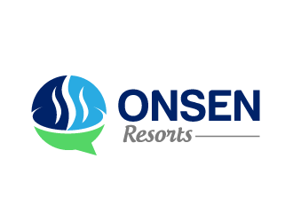 Onsen Resorts logo design by bluespix