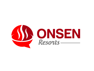 Onsen Resorts logo design by bluespix
