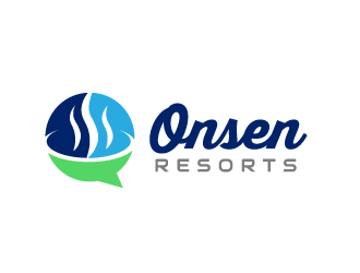 Onsen Resorts logo design by bluespix