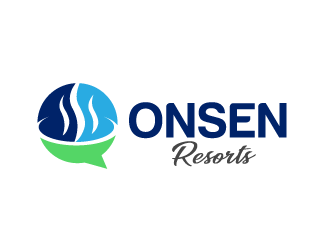 Onsen Resorts logo design by bluespix