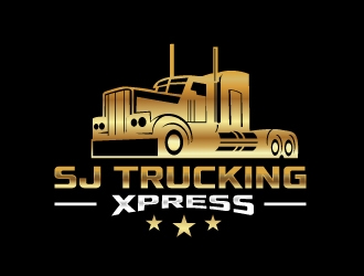 SJ Trucking Xpress logo design by NikoLai