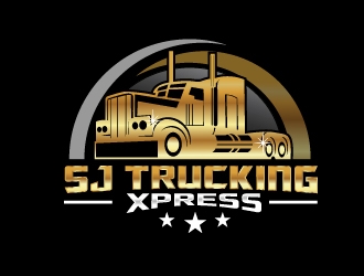 SJ Trucking Xpress logo design by NikoLai