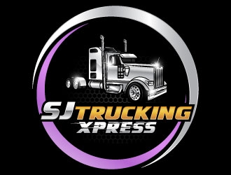 SJ Trucking Xpress logo design by daywalker