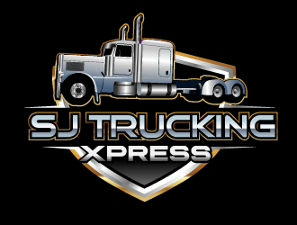 SJ Trucking Xpress logo design by axel182