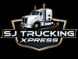 SJ Trucking Xpress logo design by axel182
