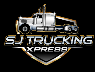 SJ Trucking Xpress logo design by axel182
