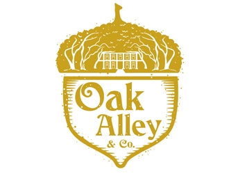 Oak Alley & Co.  logo design by logoguy