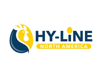 Hy-Line North America logo design by MAXR