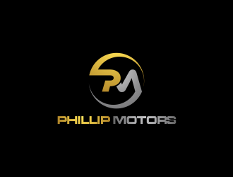 Phillip Motors logo design by afra_art