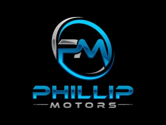 Phillip Motors logo design by J0s3Ph