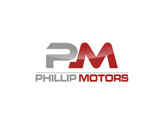 Phillip Motors logo design by enzidesign