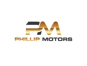 Phillip Motors logo design by zakdesign700