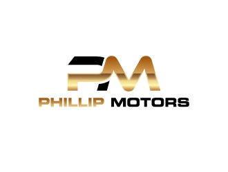 Phillip Motors logo design by zakdesign700