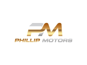 Phillip Motors logo design by zakdesign700