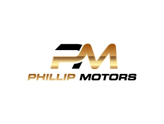 Phillip Motors logo design by zakdesign700