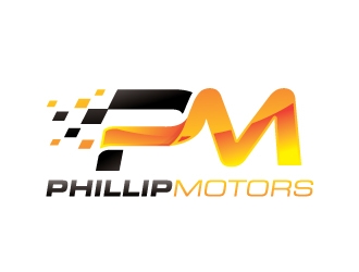 Phillip Motors logo design by REDCROW