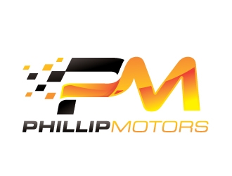 Phillip Motors logo design by REDCROW