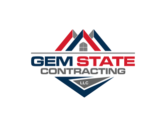 Gem State Contracting LLC logo design by enzidesign